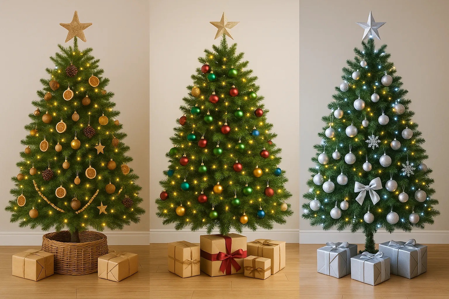 Tendences Ziemassvētku eglīšu dekorēšanā 2025. gadā